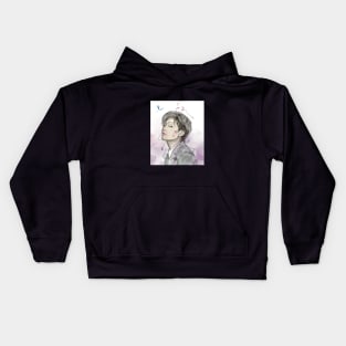 Watercolor Taehyung - V BTS Kids Hoodie